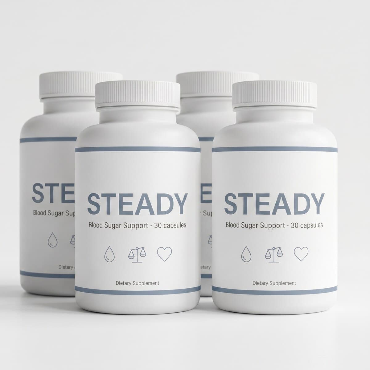 STEADY — Blood Sugar (4 Bottles)